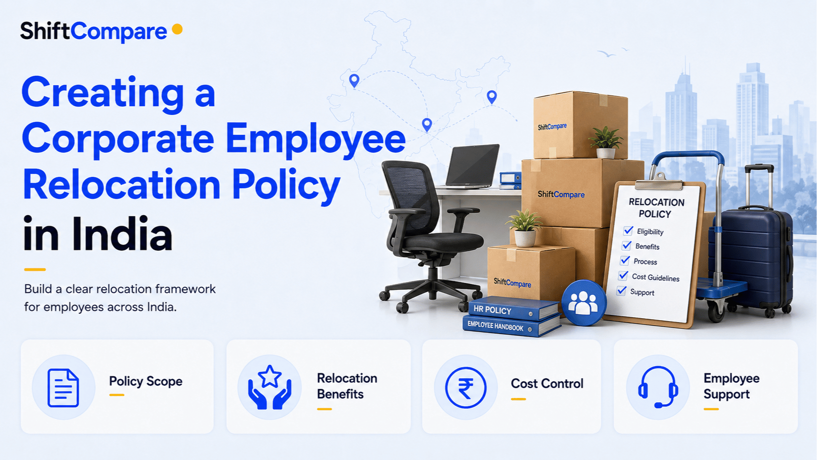 Corporate employee relocation policy guide for India with HR vendor checks